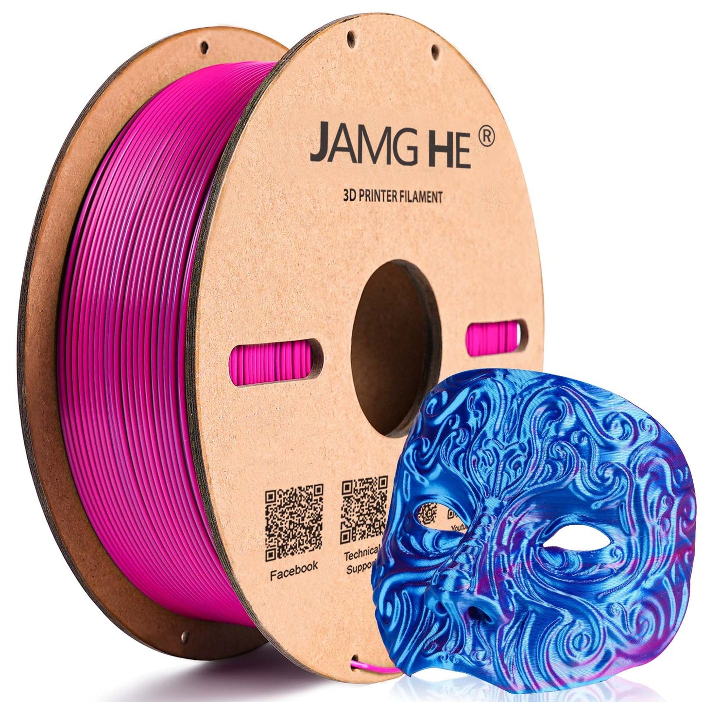 PLA silk dual colour